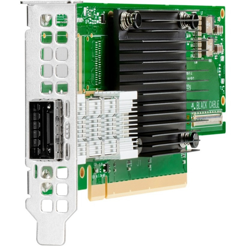 HPE InfiniBand HDR100/Ethernet 100Gb 2-port 940QSFP56 Adapter - PCI Express 3.0 x16 - 2 Port(s) - Optical Fiber - 100GBase-X - QSFP28 - Plug-in Card - P06251-H21
