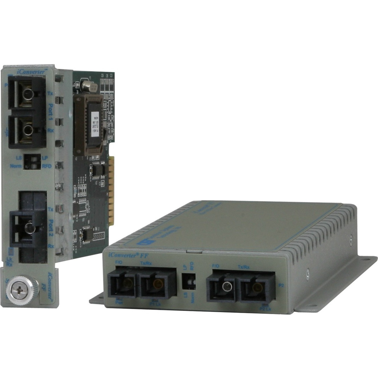 Omnitron iConverter OC12FF 8683-1-x Transceiver/Media Converter - 0.1 mil Fiber - 12 km - Internal - 8683-1