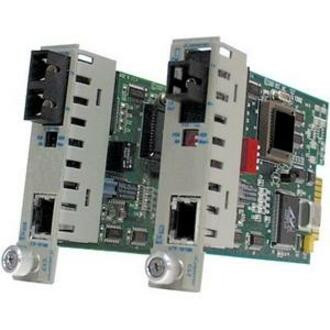 Omnitron iConverter Gx UTP to Fiber Media Converter - 1 x RJ-45 , 1 x SC Duplex - 1000Base-T, 1000Base-LX - 8503-2