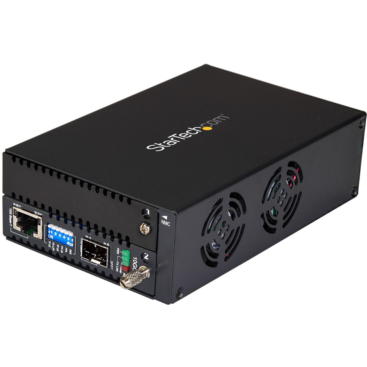 Startech 10 Gigabit Ethernet Copper-to-Fiber Media Converter - Open SFP+ - Managed - 10G Ethernet Media Converter - ET10GSFP