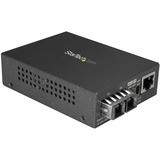 Enet 10/100/1000M Copper to 1000M Fiber Media Converter 1x SFP slot (with ENSF-EDLM-850XIT) TAA Compliant - ENMCT-FGET-SFPSX
