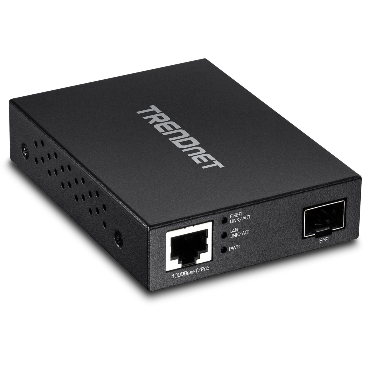 Trendnet Gigabit Poe Pd SFP Fiber Media Converter; Poe Powered 100/1000Base-T to SFP Fiber Media Converter; Compact Design; TFC-PGSFP - Gigabit PoE PD SFP Fiber Media Converter - TFC-PGSFP