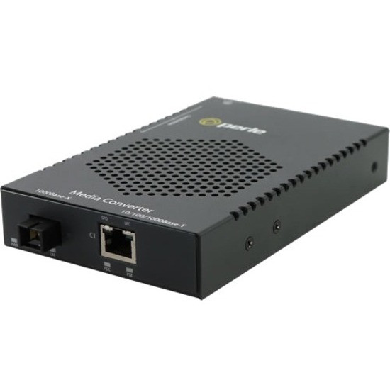 Perle S-1110HP-SC80U Transceiver/Media Converter - 1 x Network (RJ-45) - 1 x SC Ports - SimplexSC Port - Single-mode - Gigabit Ethernet - 1000Base-BX, 10/100/1000Base-T - 49.71 Mile - Rack-mountable, Rail-mountable - 05079584