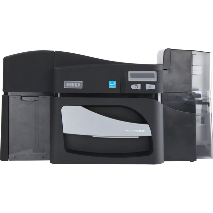 Fargo DTC4500E Desktop Dye Sublimation/Thermal Transfer Printer - Card Print - Ethernet - USB - LCD Display Screen - 2.11" Print Width - 6 Second Mono - 055410