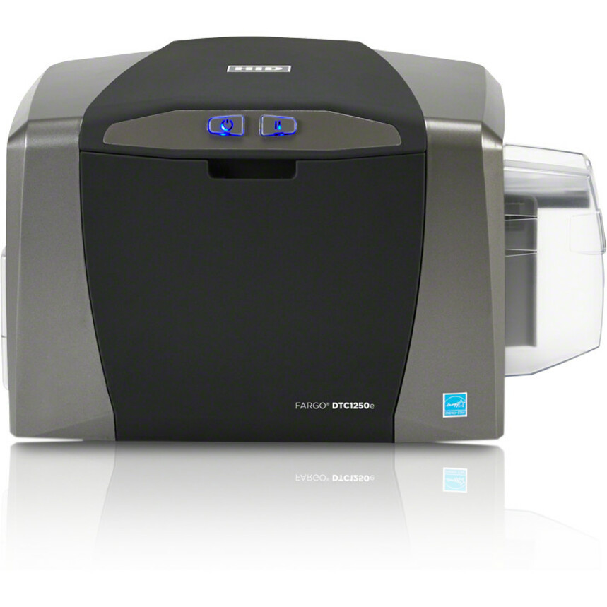 Fargo DTC1250e Desktop Dye Sublimation/Thermal Transfer Printer - Color - Card Print - USB - 6 Second Mono - 16 Second Color - 300 dpi - 2.13" , 2.06" , 2.11" , 2.04" Width x 3.38" , 3.31" , 3.36" , 3.30" Length - 050110