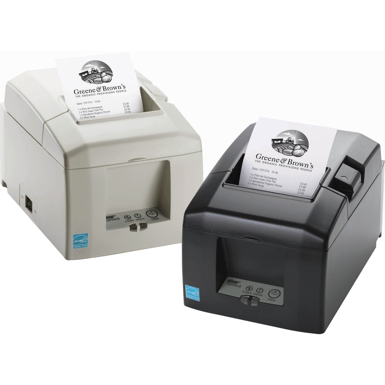 Star Micronics TSP654II BTi Desktop Direct Thermal Printer - Monochrome - Receipt Print - Bluetooth - With Cutter - White - 37965060 Star Micronics TSP654II BTi Desktop Direct Thermal Printer - Monochrome - Receipt Print - Bluetooth - With Cutter - White - 37965060