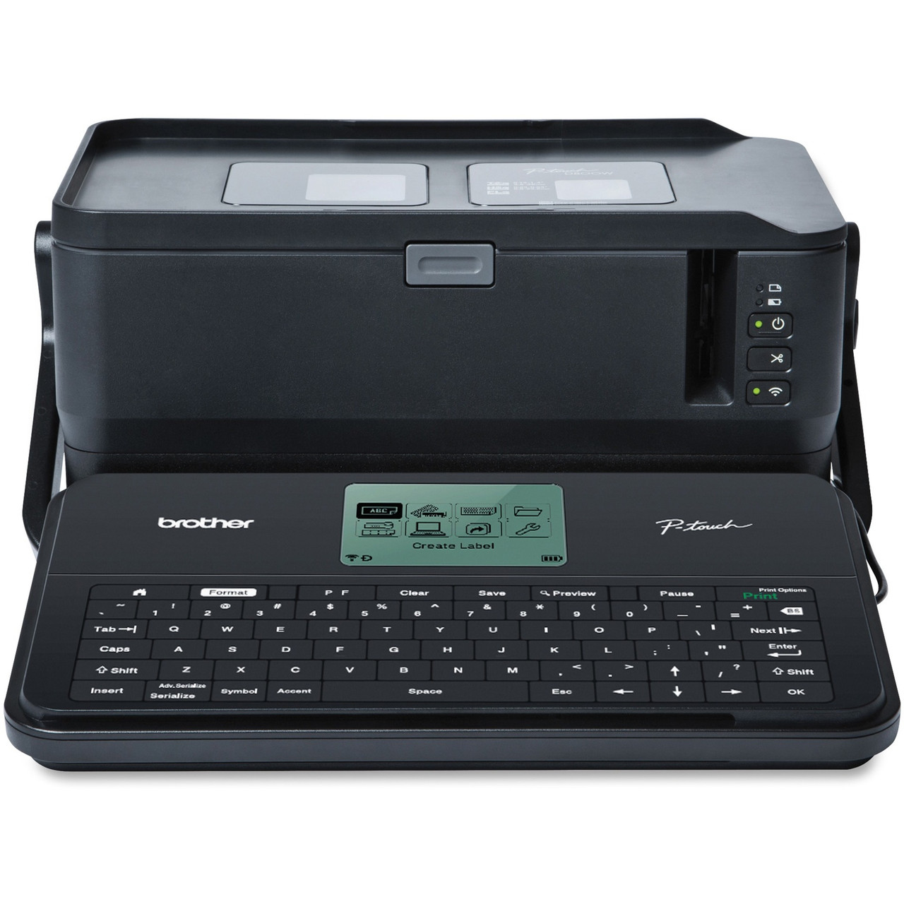 Brother P-touch PTD800W Desktop Thermal Transfer Printer - Label Print - USB - Wireless LAN - PTD800W