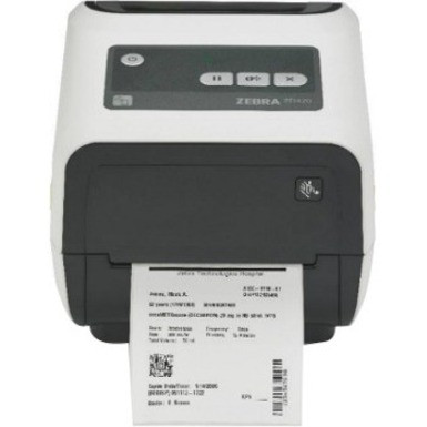 Zebra ZD420 Desktop Thermal Transfer Printer - Monochrome - Label Print - Ethernet - USB - Bluetooth - ZD42043-C01E00EZ