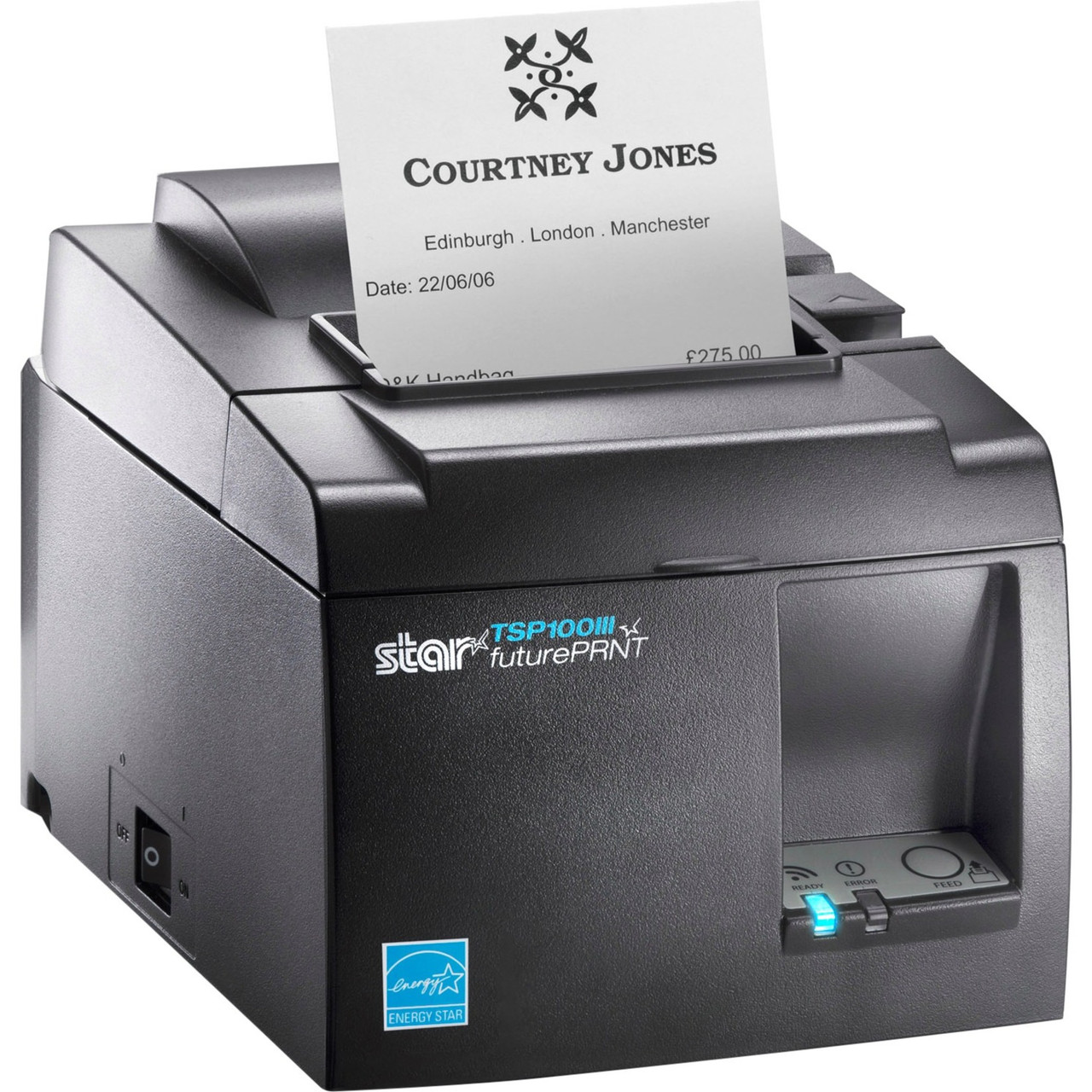 Star Micronics Thermal Printer TSP143IIIU GRY US - USB - Gray - Receipt Printer - 250 mm/sec - Monochrome - Auto Cutter - 39472310 Star Micronics Thermal Printer TSP143IIIU GRY US - USB - Gray - Receipt Printer - 250 mm/sec - Monochrome - Auto Cutter - 39472310