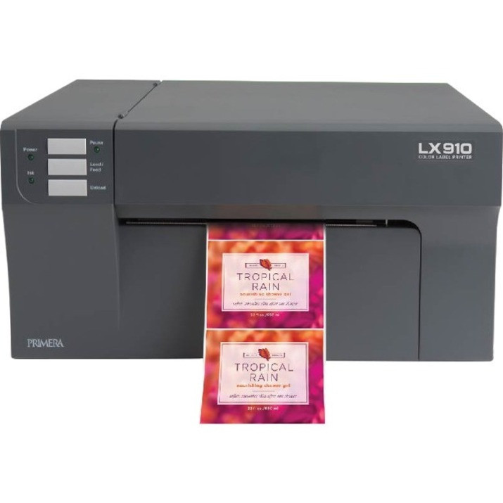 Primera LX910 Desktop Thermal Transfer Printer - Color - Label Print - USB - 8.23" Print Width - 4.50 in/s Color - 4800 dpi - 8.35" Label Width - 74416