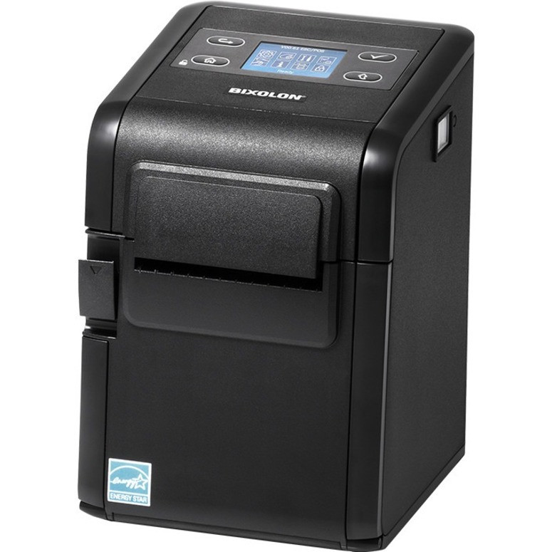 Bixolon SRP-S3000 Desktop Direct Thermal Printer - Monochrome - Label Print - Ethernet - USB - Yes - Serial - Black - 2" LCD Display Screen - 2.83" Print Width - 7.87 in/s Mono - 203 dpi - Wireless LAN - 3.15" Label Width - SRP-S3000WDK