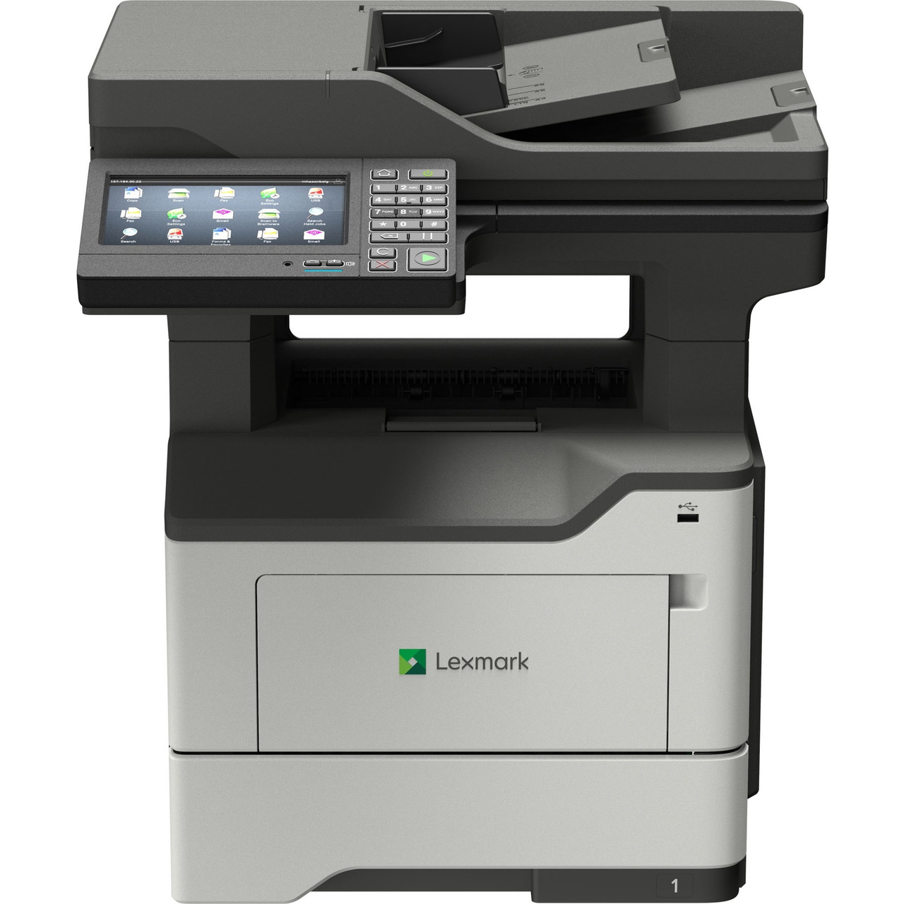 Lexmark MX620 MX622ade Laser Multifunction Printer - Monochrome - Copier/Fax/Printer/Scanner - 50 ppm Mono Print - 1200 x 1200 dpi Print - Automatic Duplex Print - Up to 175000 Pages Monthly - 650 sheets Input - 36ST905