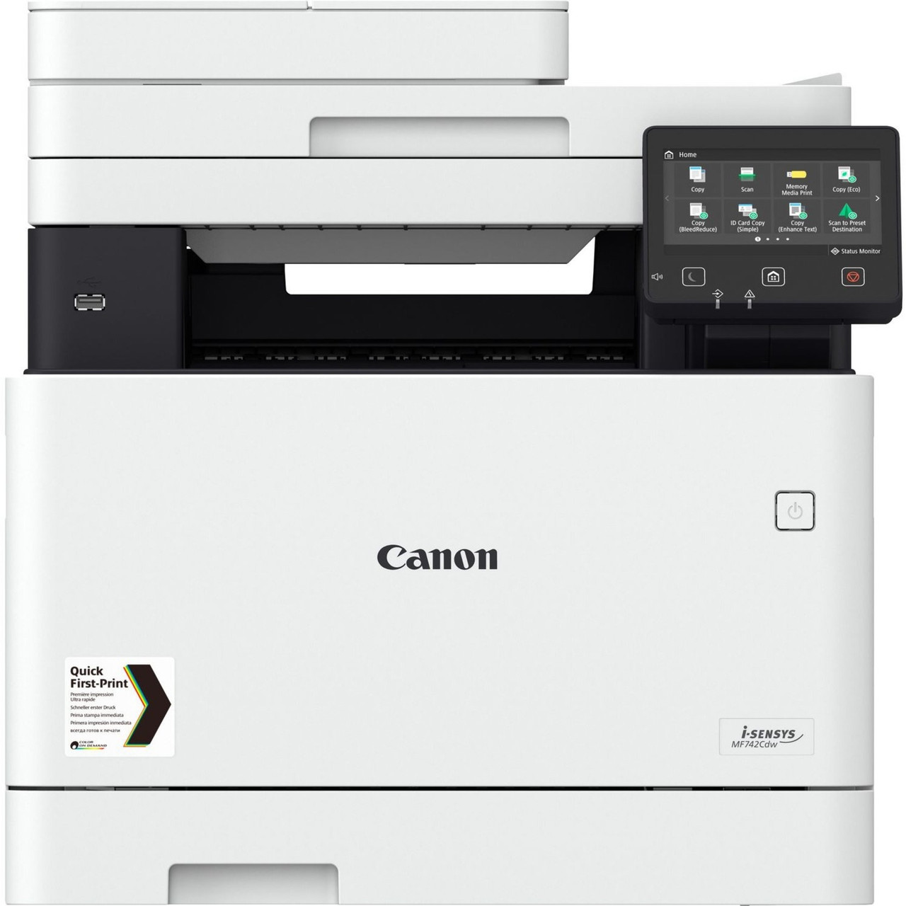 Canon imageCLASS MF740 MF741Cdw Laser Multifunction Printer-Color-Copier/Scanner-ppm Mono/28 ppm Color Print-600x600 dpi Print-Automatic Duplex Print-300 sheets Input-600 dpi Optical SHS-CAN-Wireless LAN - 3101C015