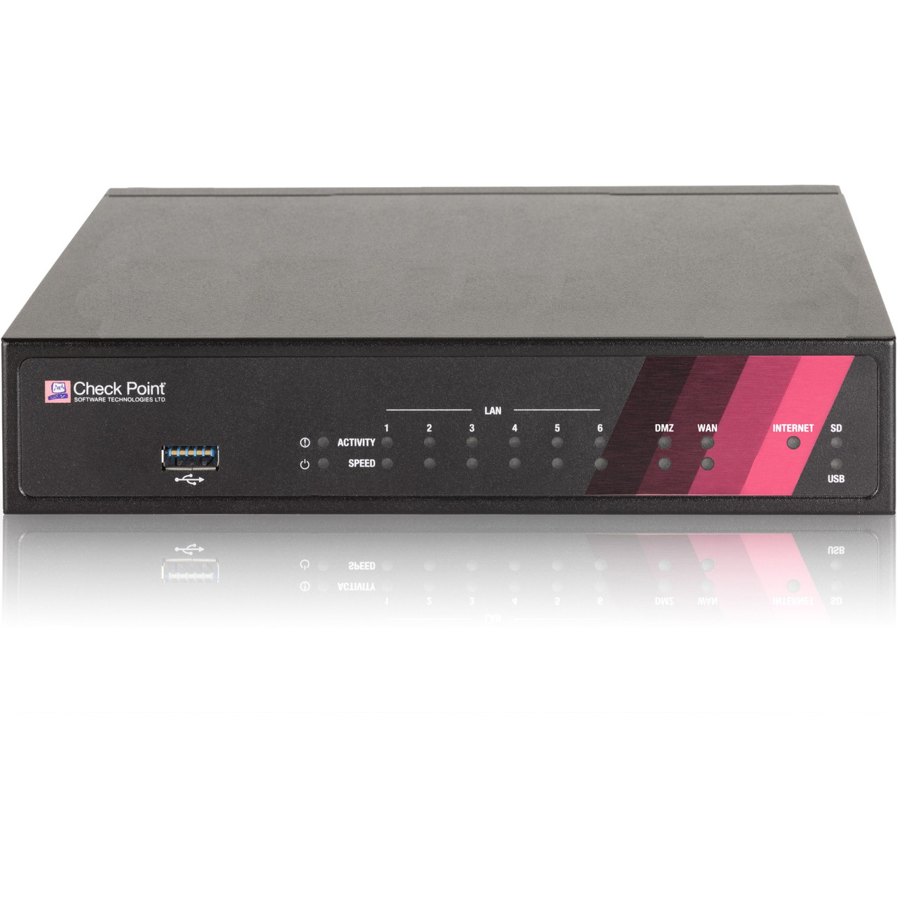 Check Point 1430 Network Security/Firewall Appliance - 8 Port - 10/100/1000Base-T - Gigabit Ethernet - Wireless LAN IEEE 802.11ac - AES (128-bit) - 8 x RJ-45 - Desktop, Rack-mountable - CPAP-SG1430-NGTP Check Point 1430 Network Security/Firewall Appliance - 8 Port - 10/100/1000Base-T - Gigabit Ethernet - Wireless LAN IEEE 802.11ac - AES (128-bit) - 8 x RJ-45 - Desktop, Rack-mountable - CPAP-SG1430-NGTP