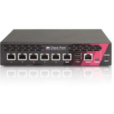 Check Point 3100 Next Generation Security Gateway For The Branch And Small Office - 5 Port - 10/100/1000Base-T - Gigabit Ethernet - AES (128-bit) - 5 x RJ-45 - Desktop - CPAP-SG3100-NGTP-3Y-PREM Check Point 3100 Next Generation Security Gateway For The Branch And Small Office - 5 Port - 10/100/1000Base-T - Gigabit Ethernet - AES (128-bit) - 5 x RJ-45 - Desktop - CPAP-SG3100-NGTP-3Y-PREM