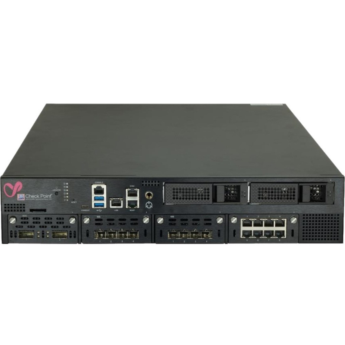 Check Point Quantum 16000 Security Gateway - 10 Port - 10/100/1000Base-T, 10GBase-X - 10 Gigabit Ethernet - AES (128-bit) - 10 x RJ-45 - 8 Total Expansion Slots - 2U - Rack-mountable - CPAP-SG16000-PLUS Check Point Quantum 16000 Security Gateway - 10 Port - 10/100/1000Base-T, 10GBase-X - 10 Gigabit Ethernet - AES (128-bit) - 10 x RJ-45 - 8 Total Expansion Slots - 2U - Rack-mountable - CPAP-SG16000-PLUS