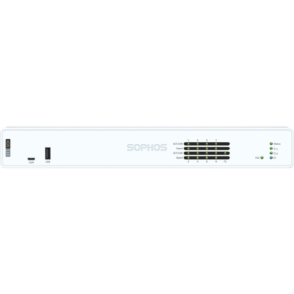 Sophos Xgs 116 Network Security/Firewall Appliance - 8 Port - 10/100/1000Base-T, 1000Base-X - Gigabit Ethernet - 7 X Rj-45 - 1 Total Expansion Slots - 1 Year Subscription License Standard Protection - Desktop, Rack-Mountable Protection - JA1B1CSUS