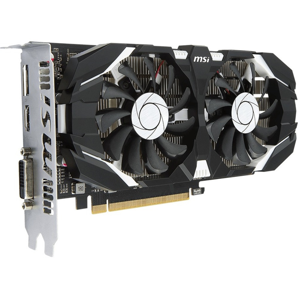 MSI Nvidia Geforce Gtx 1050 Ti Graphic Card - 4 Gb Gddr5 - Gtx 1050 Ti 4Gt Oc