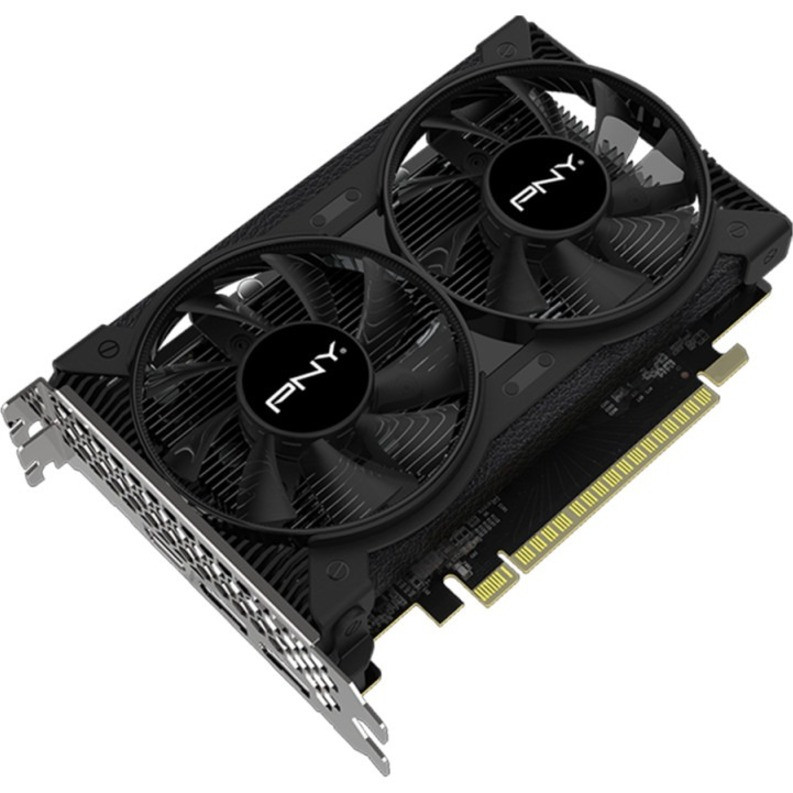 PNY Nvidia Geforce GTX 1650 Graphic Card - 4 GB GDDR6 - 1.41 GHz Core - 1.59 GHz Boost Clock - 128 bit Bus Width - PCI Express 3.0 x16 - DisplayPort - HDMI -VCG16504D6DFPPB