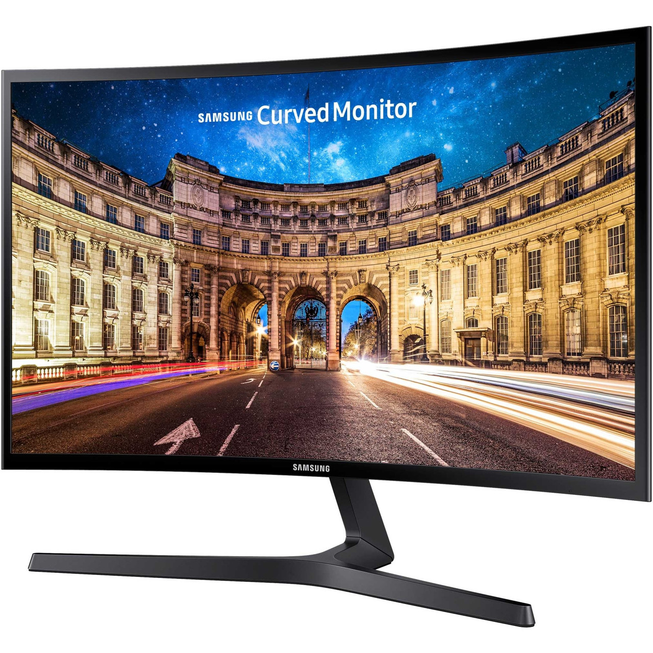 Samsung C27F396FHN 27" Full HD Curved Screen LED LCD Monitor - 16:9 - High Glossy Black - 27" Class - 1920 x 1080 - 16.7 Million Colors - FreeSync - 250 Nit - 4 ms - HDMI - VGA - LC27F396FHNXZA