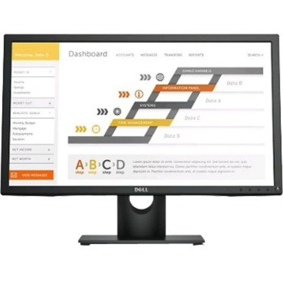 Dell E2417H 24" Full HD LED LCD Monitor - 16:9 - 24" Class - 1920 x 1080 - 16.7 Million Colors - 250 Nit - 8 ms - VGA - DisplayPort - E2417H