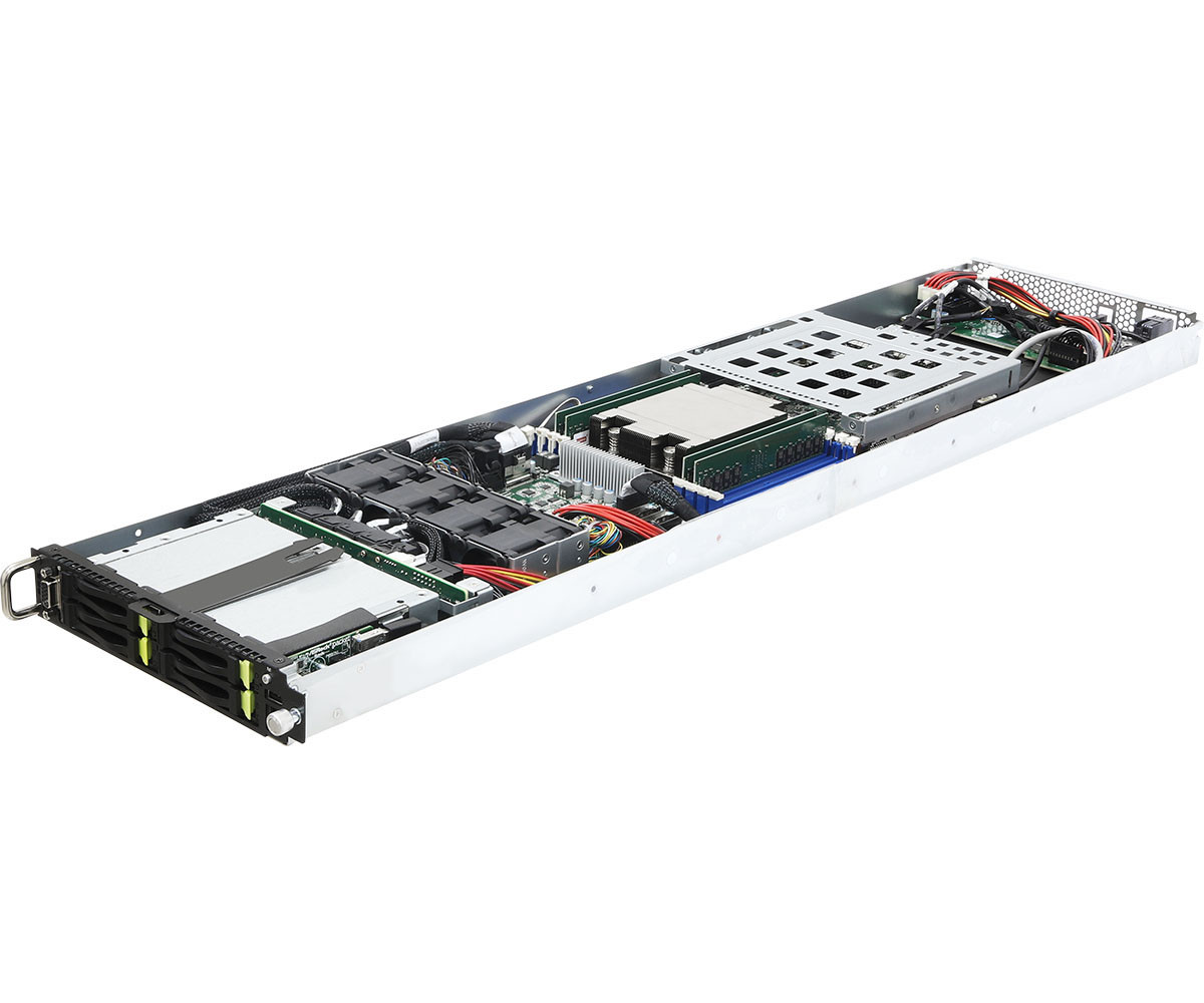 AsRock Rack 1U-Open19-c3.medium.x86, 1U chassis with 4x 2.5'' SATA3 HDD/SSD or 4 x NVME, AMD EPYC 7002/7001 series processor family Eight-Channel DDR4 3200/2933/2666 - 1U-Open19-c3.medium.x86
