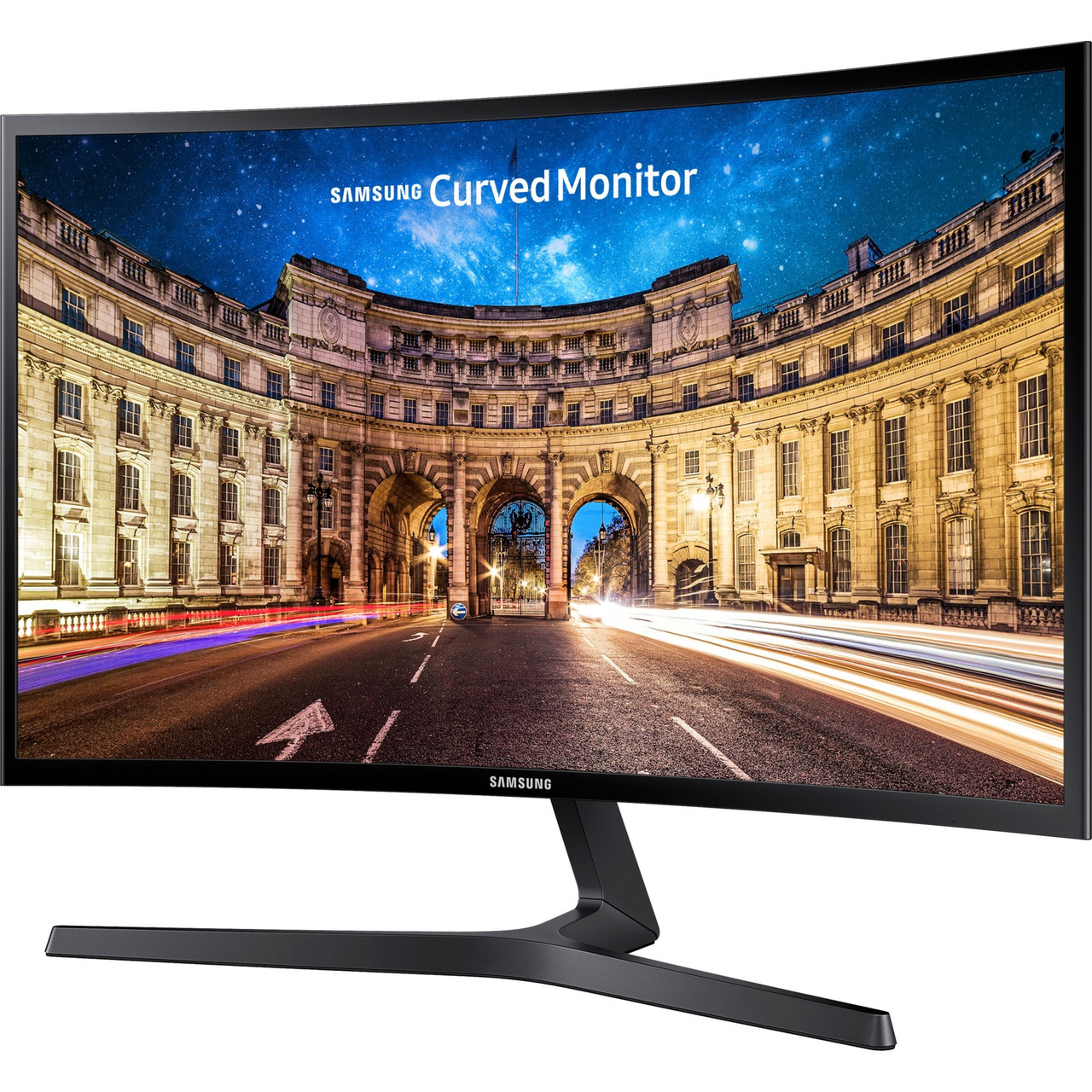 Samsung C27F398 27" Full HD Curved Screen LED LCD Monitor - 16:9 - High Glossy Black - 27" Class - 1920 x 1080 - 16.7 Million Colors - FreeSync - 250 Nit - 4 ms - HDMI - DisplayPort - LC27F398FWNXZA