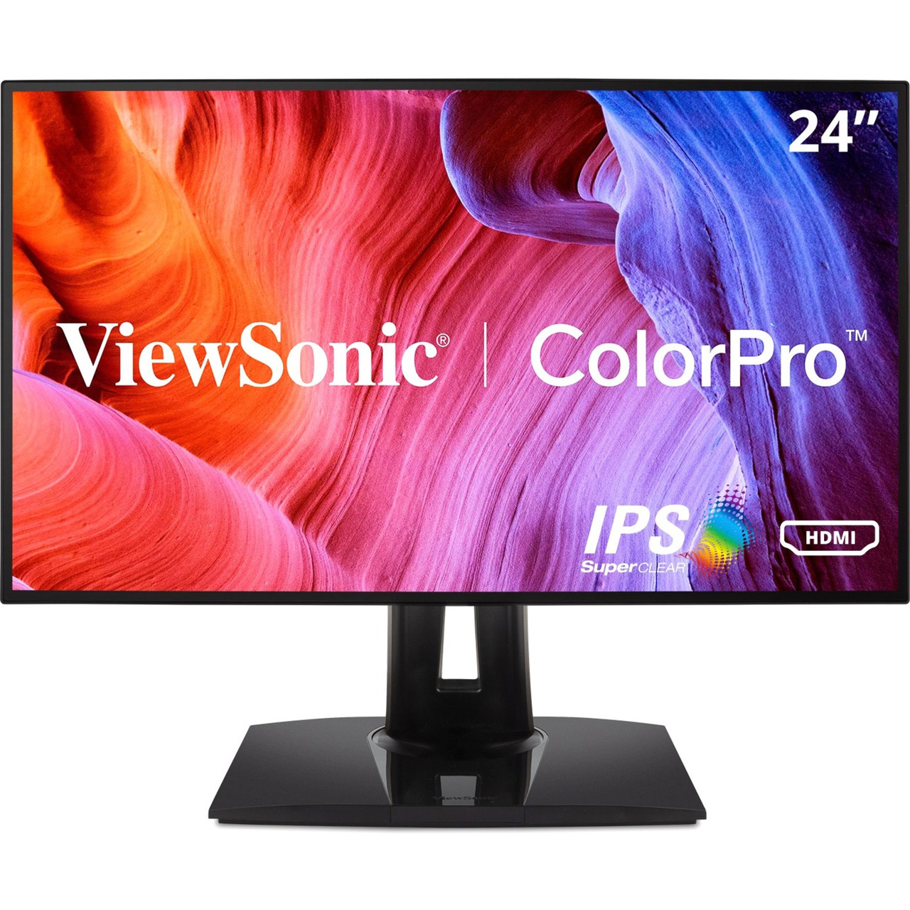 Viewsonic VP2458 23.8" Full HD WLED LCD Monitor - 16:9 - 1920 x 1080 - 16.7 Million Colors - 250 Nit - 7 ms - HDMI - VGA - DisplayPort - VP2458