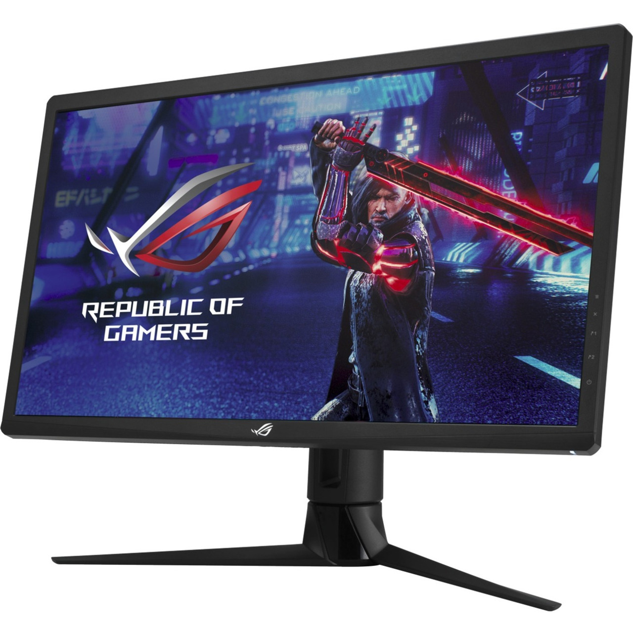 Asus  ROG Strix 27" 4K HDR 144Hz DSC XG27UQR UHD 3840 x 2160 IPS 1ms, Extreme Low Motion Blur, DisplayHDR 400, DCI-P3 90%, G-SYNC Compatible, DisplayPort, HDMI, USB 3.0 Height Adjust Gaming Monitor - XG27UQR