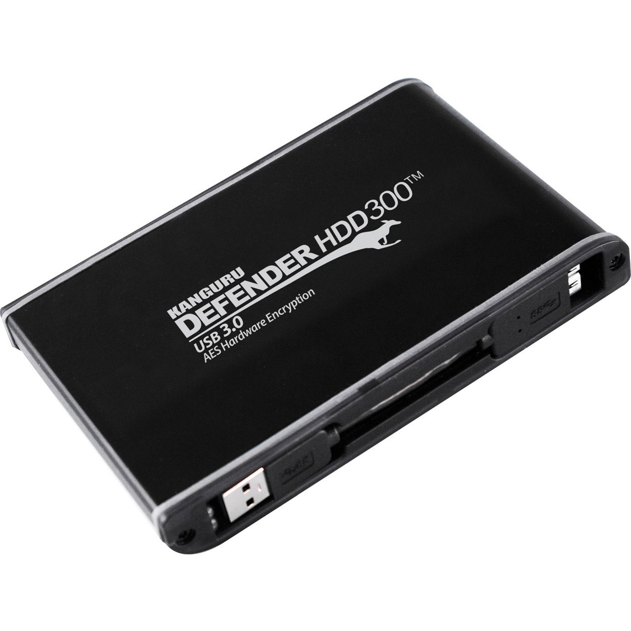 Kanguru Defender SSD350 1 TB FIPS 140-2 Certified - Hardware Encrypted Solid State Drive - 2.5" External - SATA (SATA/600) - Matte Black - TAA Compliant - Server Device Supported - USB 3.2 (Gen 1) - 120 MB/s Maximum - KDH3B-300F-1TS Kanguru Defender SSD350 1 TB FIPS 140-2 Certified - Hardware Encrypted Solid State Drive - 2.5" External - SATA (SATA/600) - Matte Black - TAA Compliant - Server Device Supported - USB 3.2 (Gen 1) - 120 MB/s Maximum - KDH3B-300F-1TS
