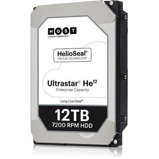 Hgst Ultrastar He12 12 TB Hard Drive - 3.5" Internal - SAS (12Gb/s SAS) - 7200rpm HE12 DRIVE W/CARRIER 12TB - 1EX0350
