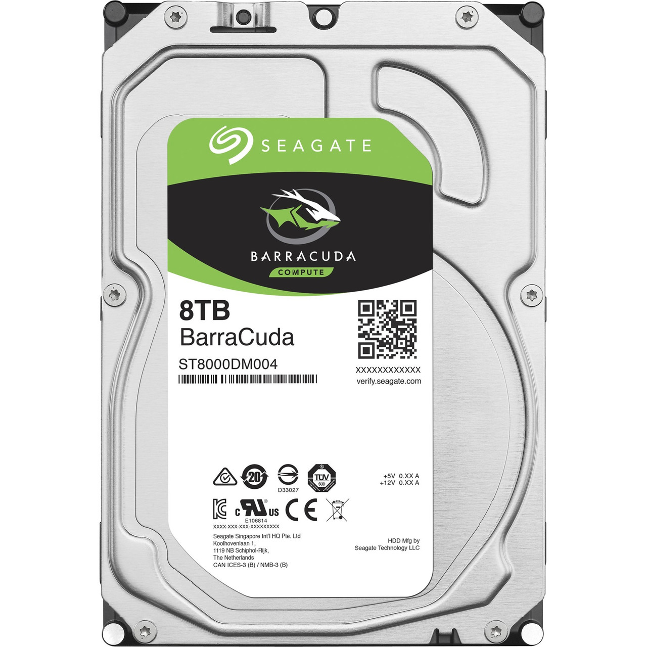 Seagate Barracuda St8000Dm004 8 Tb Hard Drive - 3.5" Internal - Sata (Sata/600) - 5400Rpm - 20 Pack Rpm 256Mb - ST8000DM004-20PK