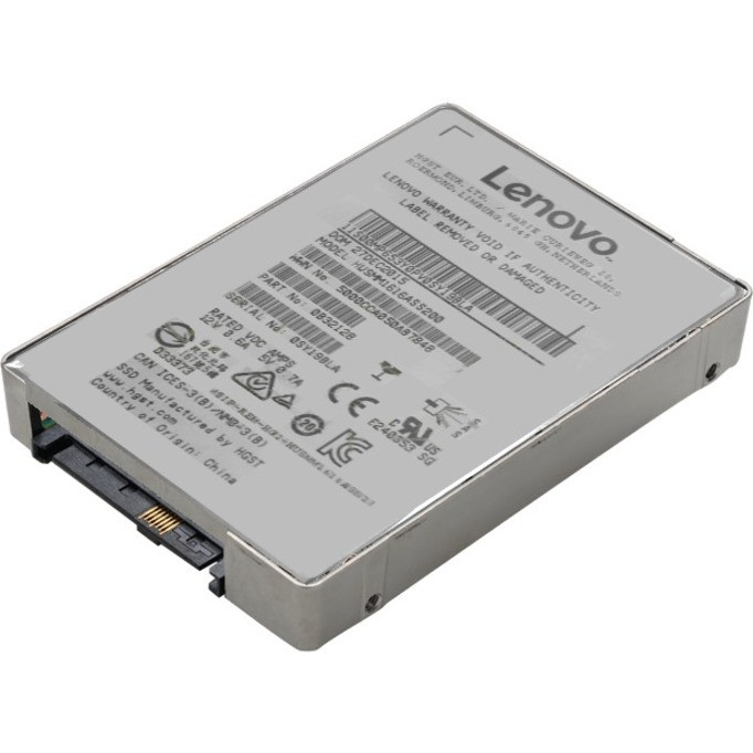 Lenovo 800 Gb Solid State Drive - 2.5" Internal - Sas (12Gb/S Sas) - 1076 Mb/S Maximum Read Transfer Rate - Hot Swappable - 1 Year Warranty - 1 Pack Husmm32 Performance 12Gb Hs Fips - 7SD7A05753