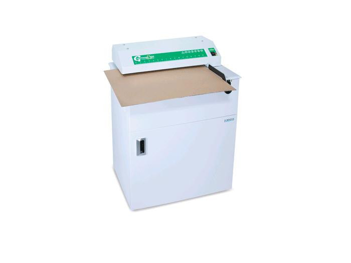 Formax Greenwave 430 is a cardboard perforator that allows you to transition away from single use plastic and foam packing materials. The Greenwave 410 can perforate sheets up to 17inch wide and up to 0.8inch thick - GW430