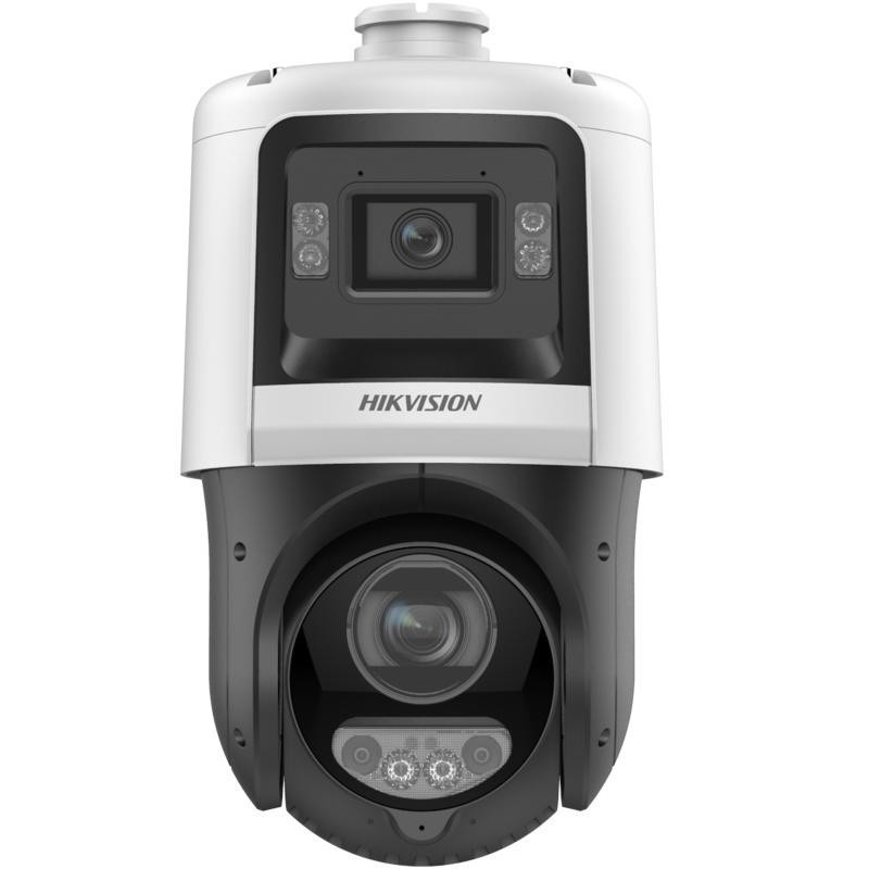 Hikvision TandemVu 4+4MP 25X ColorVu & IR Acusense Network Speed Dome with R/B Strobe light - DS-2SE4C425MWG-E/RB/14(F0)