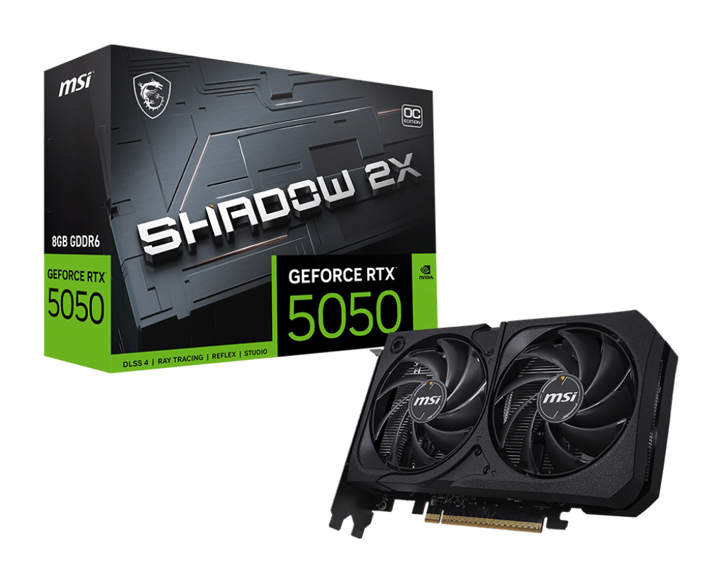 MSI GeForce RTX 5050 8G SHADOW 2X OC - G5050-8S2C