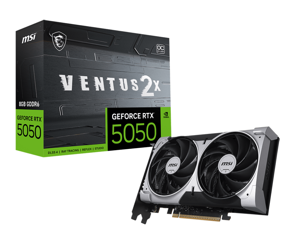 MSI GeForce RTX 5050 8G VENTUS 2X OC - G5050-8V2C