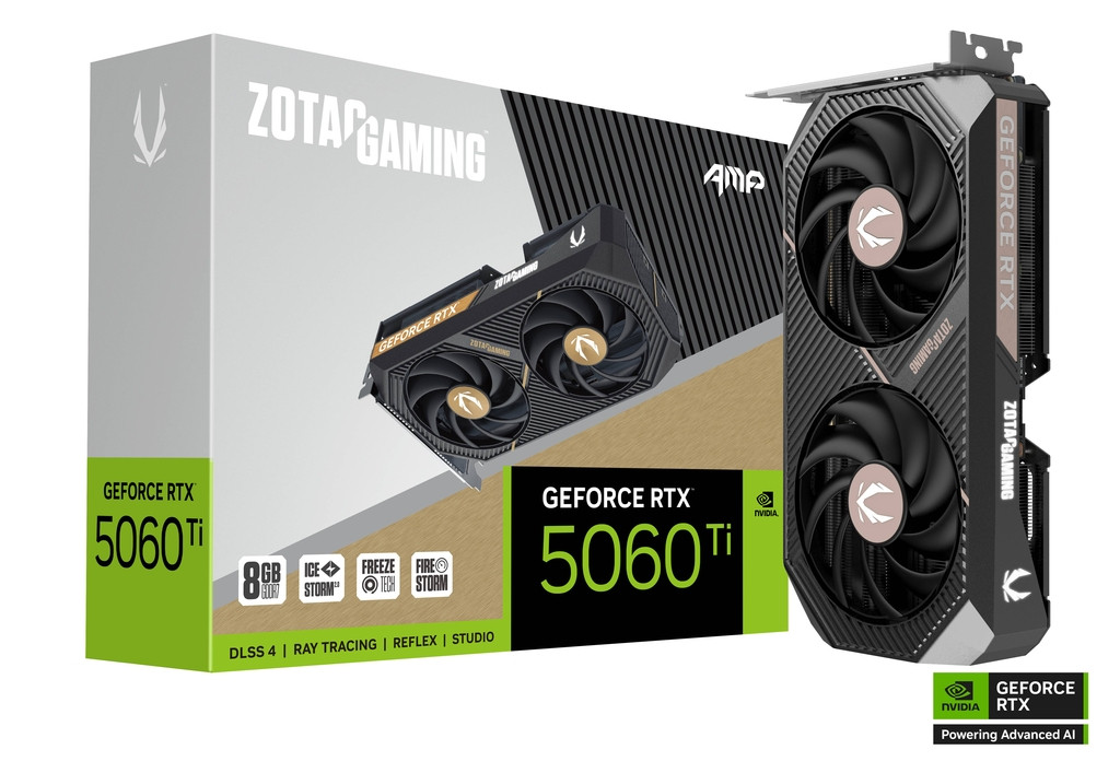 Zotac GAMING GeForce RTX 5060 Ti 8GB AMP - ZT-B50610F-10M