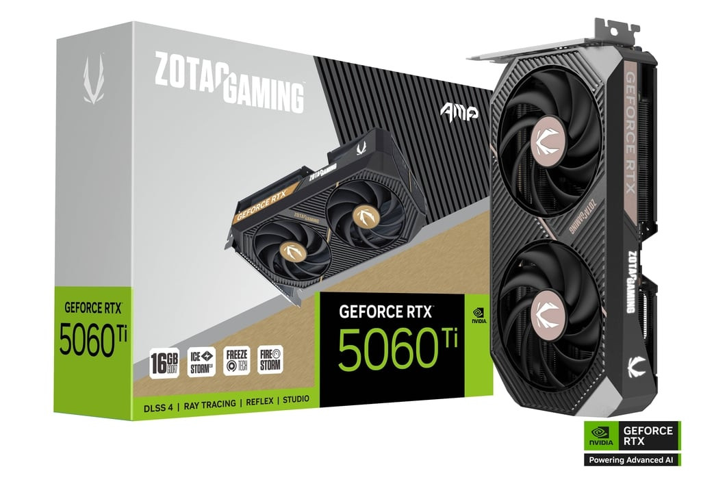 Zotac GAMING GeForce RTX 5060 Ti 16GB AMP - ZT-B50620F-10M