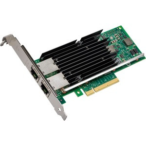 Intel Ethernet Converged Network Adapter X540-T2 - PCI Express x8 - 2 Port(s) - 2 x Network (RJ-45) - Low-profile, Full-height - Retail - 10GBase-T - Plug-in Card. - X540T2