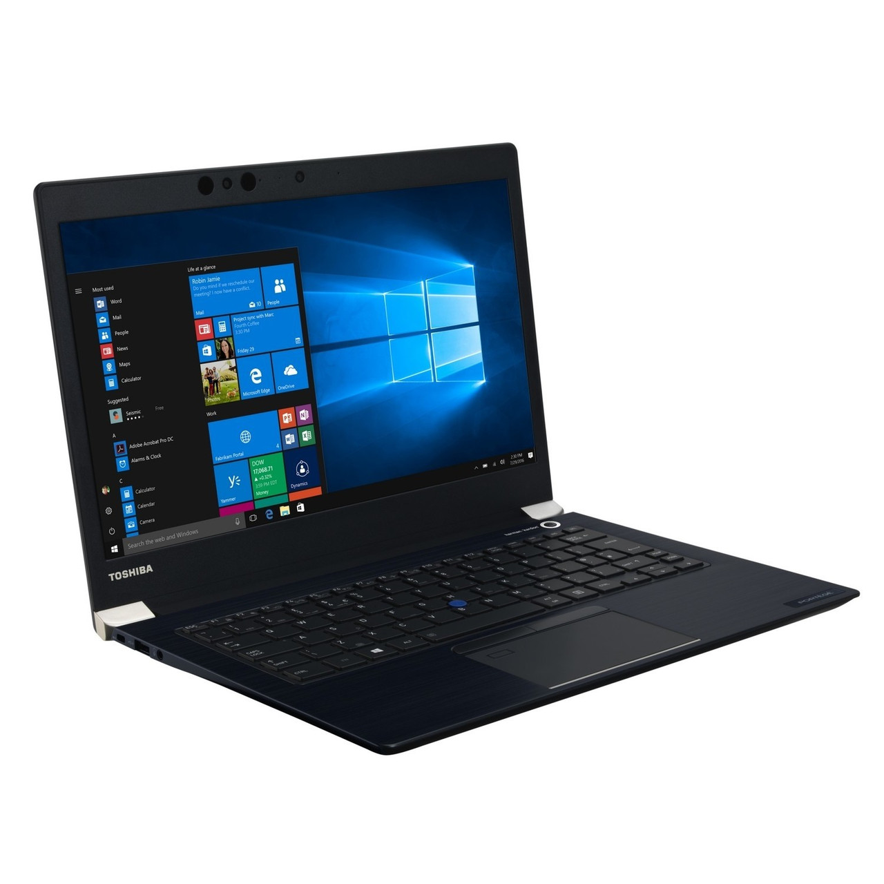 Toshiba Portege X30-E, Win10Pro, Intelcore I7-8550U Quadcore, 13.3 Diagonal Widescreen Fhd1920X1080, Inteluhd Graphics, 16Gb Ddr4 =16Gbx1, 256 Gb M.2 Pcie Nvme Ssd, Inteldualband Wirelessac 8265+Bluetooth, Windows - PT282U-0LX01N