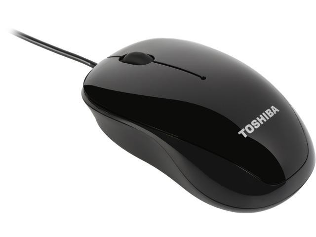 Dynabook Toshiba U55 PA5224U-1ETB Black Wired Optical Mouse - PA5224U-1ETB