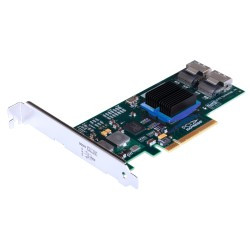 ATTO 8-Port Internal 6Gb SAS/SATA to x8 PCIe 2.0 Host Bus Adapter, Low Profile