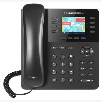 Grandstream GXP2135 IP-Phone - Corded/Cordless - Corded - Bluetooth - Wall Mountable - Black - 8 x Total Line - VoIP - 2 x Network (RJ-45) - PoE Ports - GXP2135