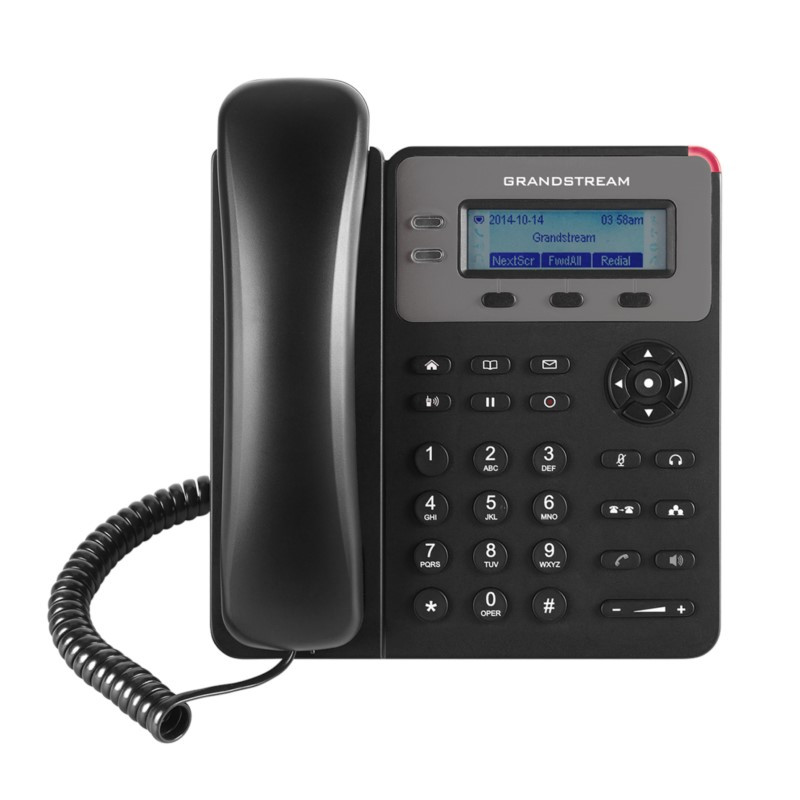 Grandstream GXP1610 IP Phone - Corded - Wall Mountable - color Black - 1 x Total Line - VoIP - 2 x Network (RJ-45) - GXP1610