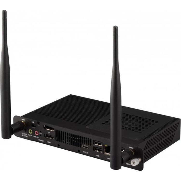 Viewsonic VPC25-W53-O1-1B Slot-in PC for ViewBoard - Intel - Core i5 - i5-10400T - 16 GB - DDR4 SDRAM - 256 GB Solid State Drive - Intel - UHD Graphics 630 - Wireless LAN - Bluetooth - HDMI - 5 x Number of USB Ports - VPC25-W53-O1-1B