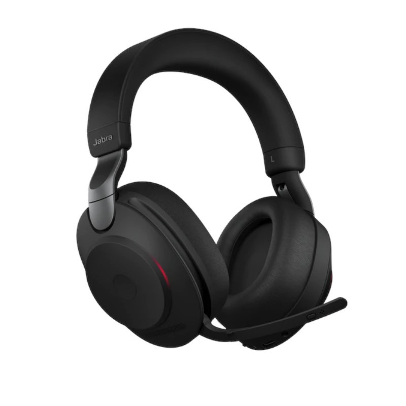 Jabra Evolve2 85 Noise-Canceling Wireless Over-Ear Headset (Unified Communication, USB Type-A, Black) – 28599-989-999
