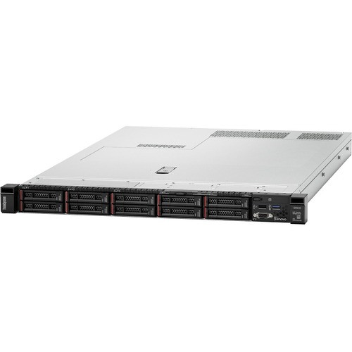 Lenovo ThinkSystem SR630 7X02SFG100 1U Rack Server - Intel - 12Gb/s SAS Controller - Intel C624 Chip - 2 Processor Support - Matrox G200e Up to 16 MB Graphic Card - Gigabit Ethernet, 10 Gigabit Ethernet - Hot Swappable Bays
