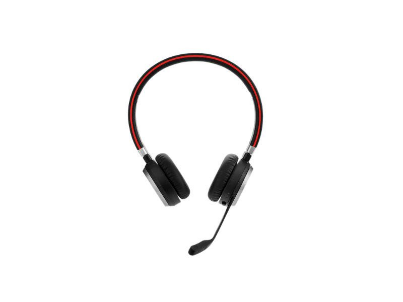 Jabra Evolve 65 Headset - Stereo - USB Type A - Wireless - Bluetooth - 98.4 ft - Over-the-head - Binaural - Ear-cup - Noise Cancelling Microphone - Noise Canceling - Black - 6599-839-409