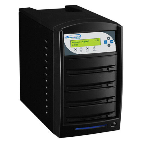 Vinpower Digital Sharknet Network Capable Cddvd Duplicator - 3 Target - SHARKNET-3T-DVD-BK